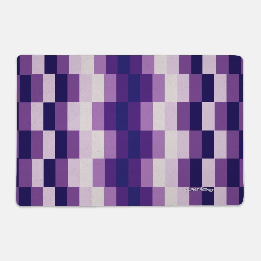 Zeke Pet Mat - Rectangle (Purple Ombré)