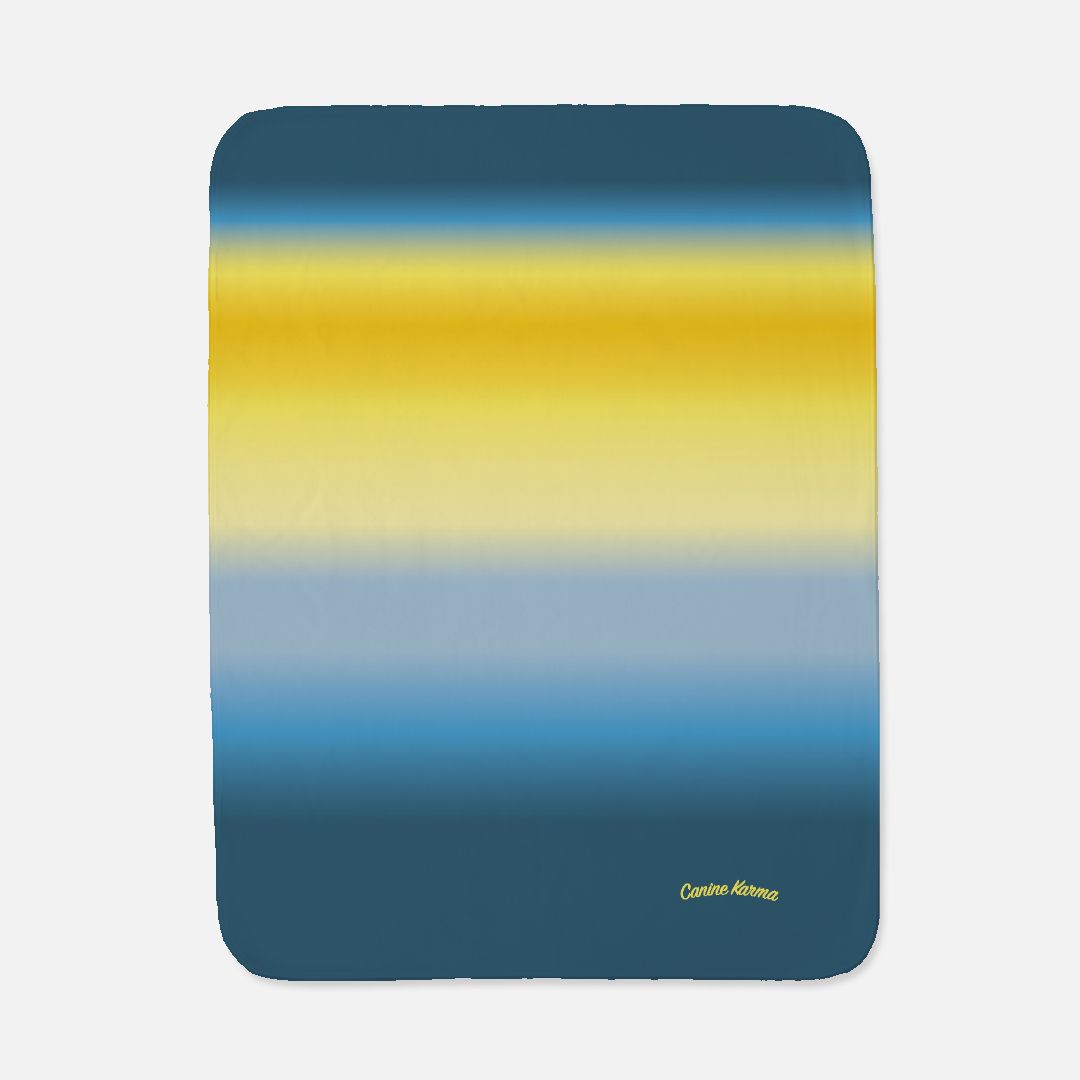 Luna Pet Blanket (Blue/Yellow)