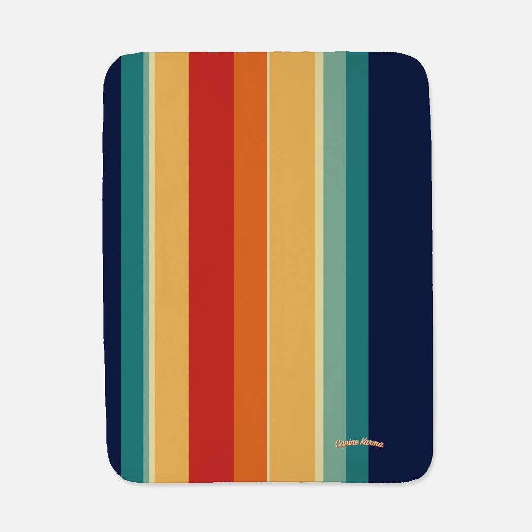 Hudson Pet Blanket (Retro Rainbow)