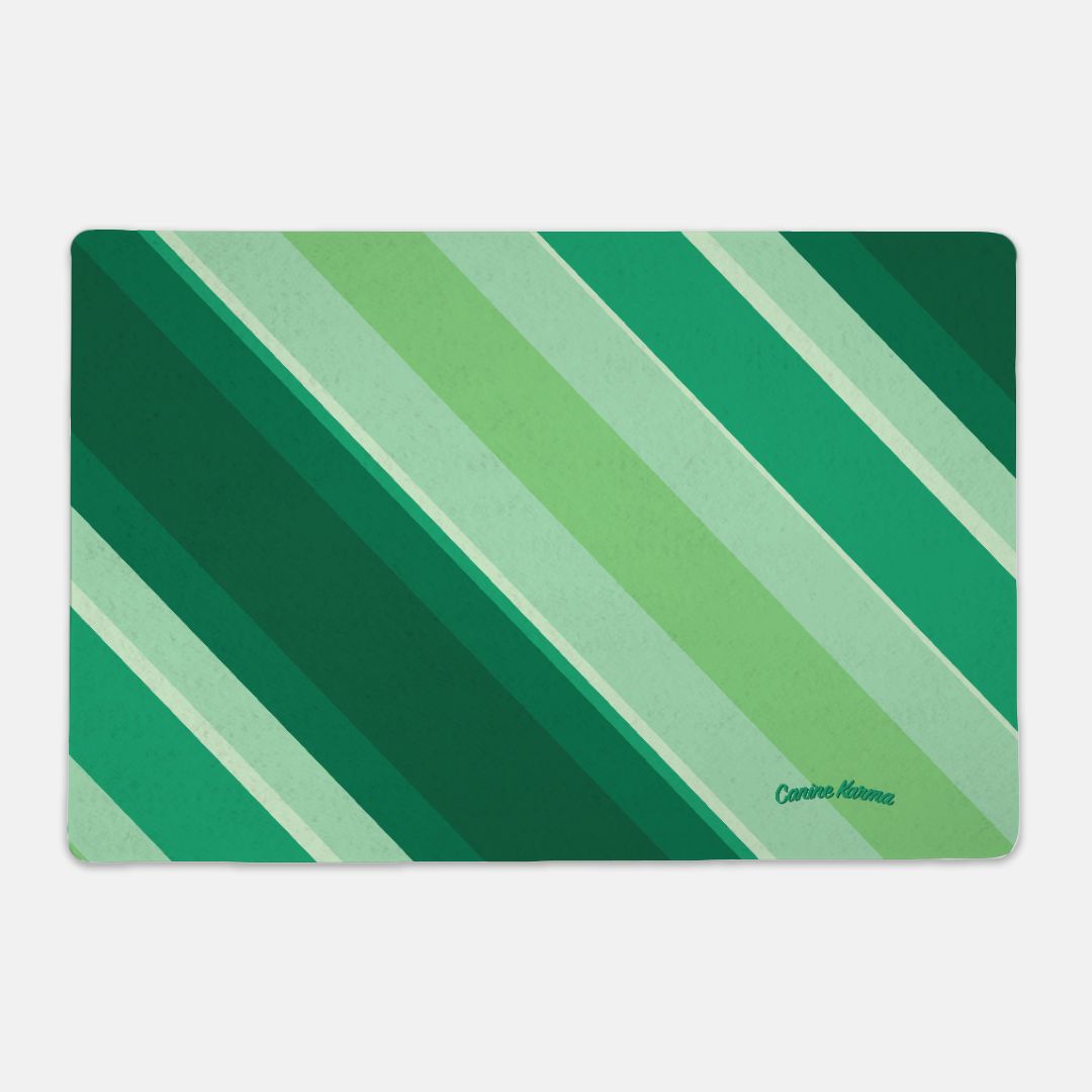 Marley Pet Mat - Rectangle (Jade Ombré)