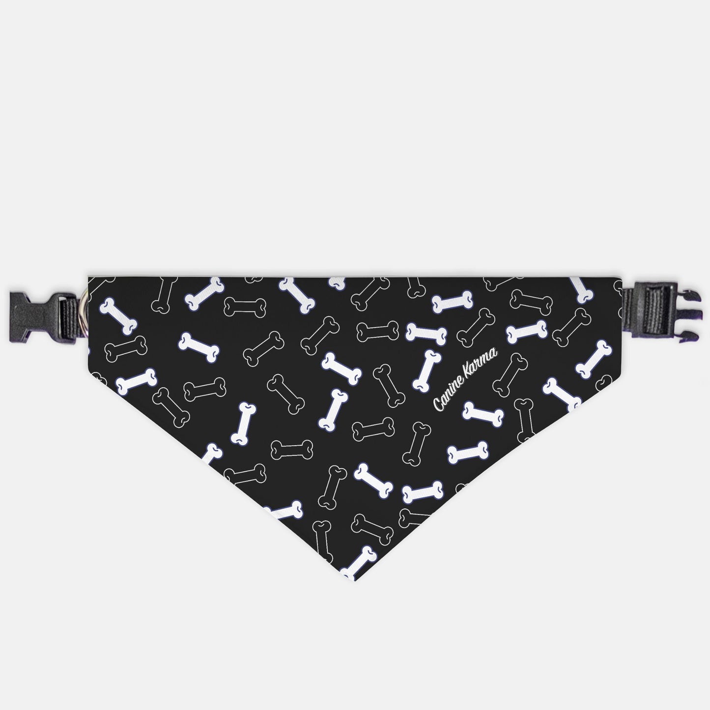 Buster Collar Bandana (Black/White)