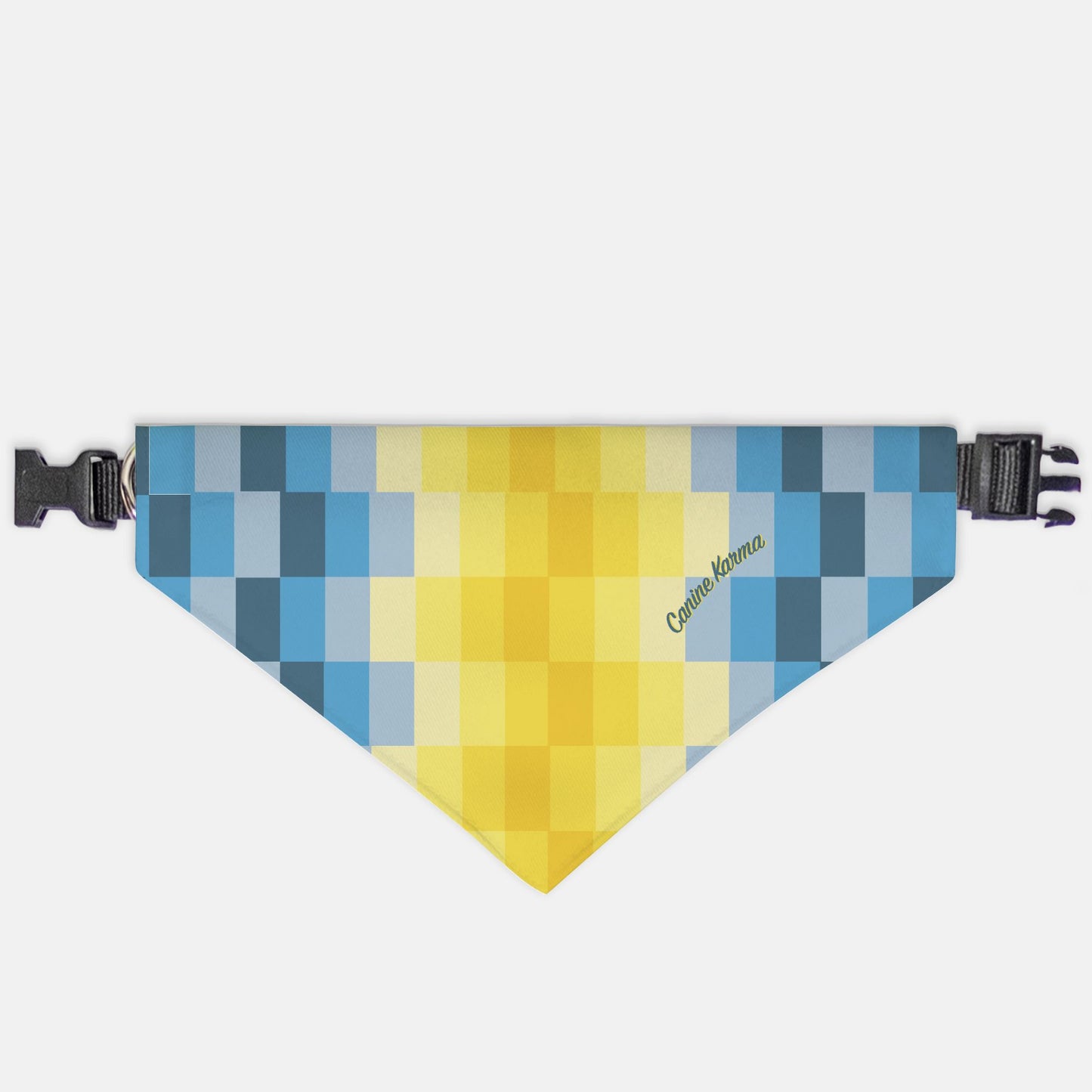 Zeke Collar Bandana (Blue/Yellow)