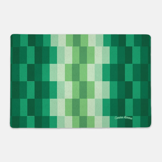 Zeke Pet Mat - Rectangle (Jade Ombré)