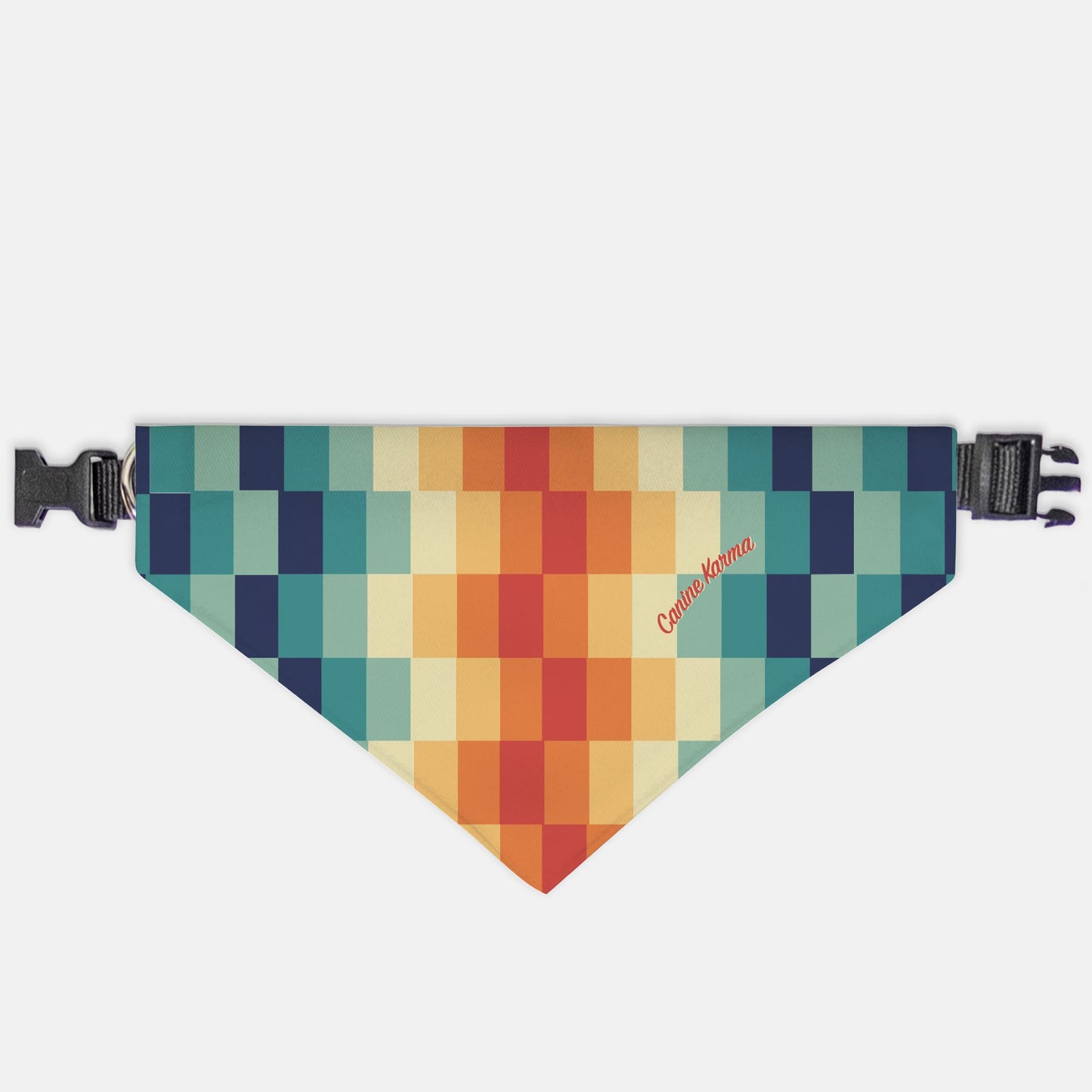 Zeke Collar Bandana (Retro Rainbow)