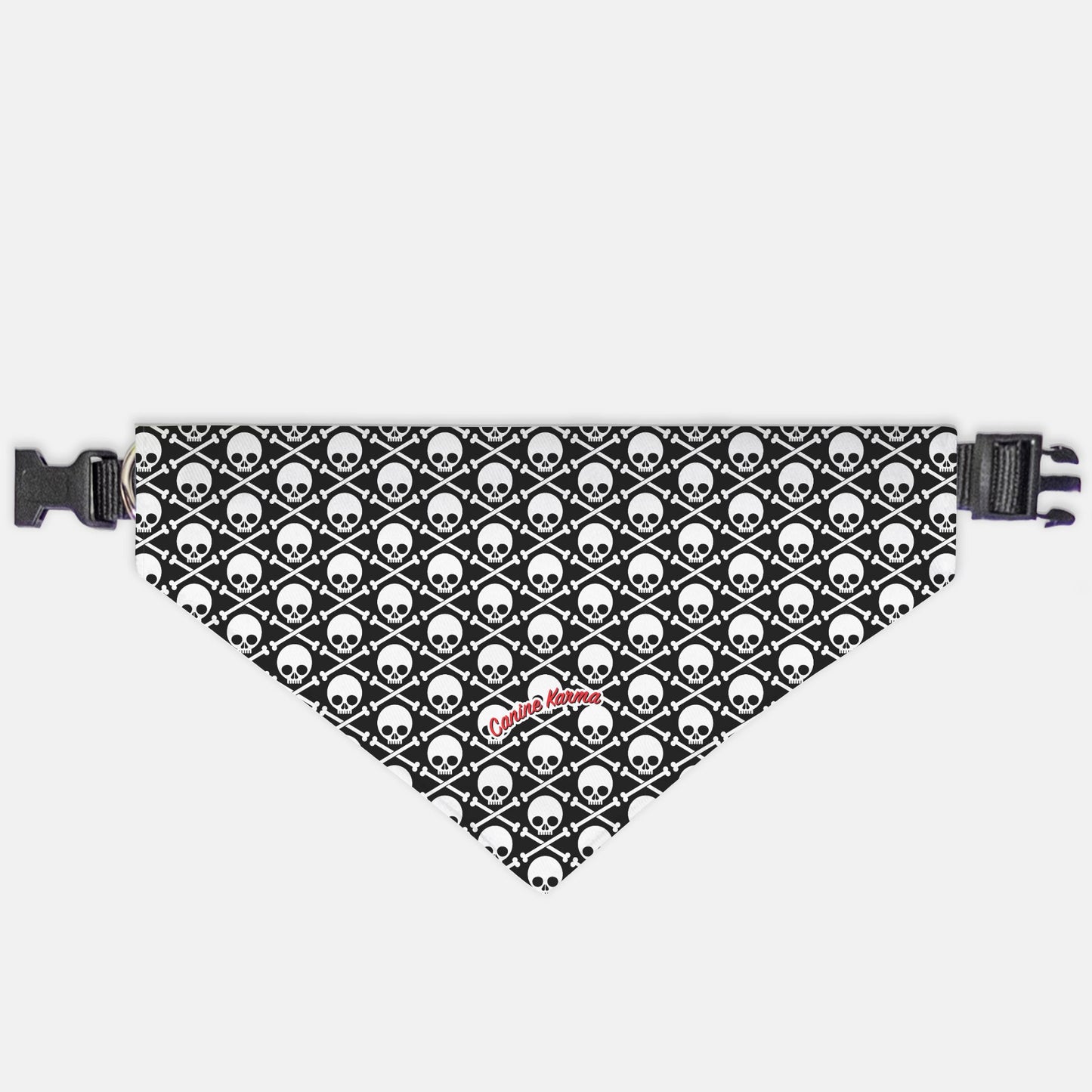 Wyatt Collar Bandana (Black/White)