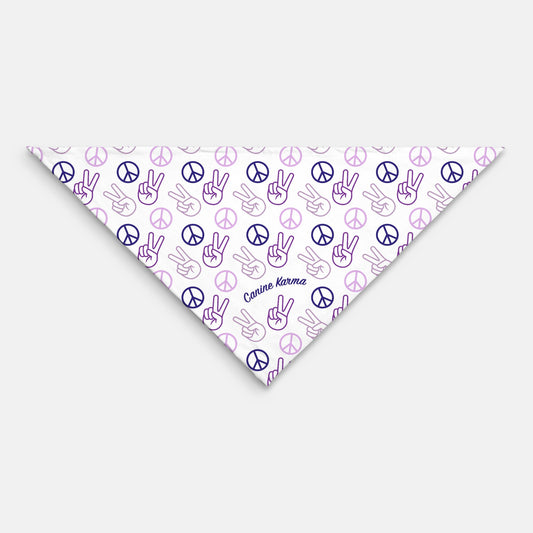 Papas Bandana (Purple - Bold Print)