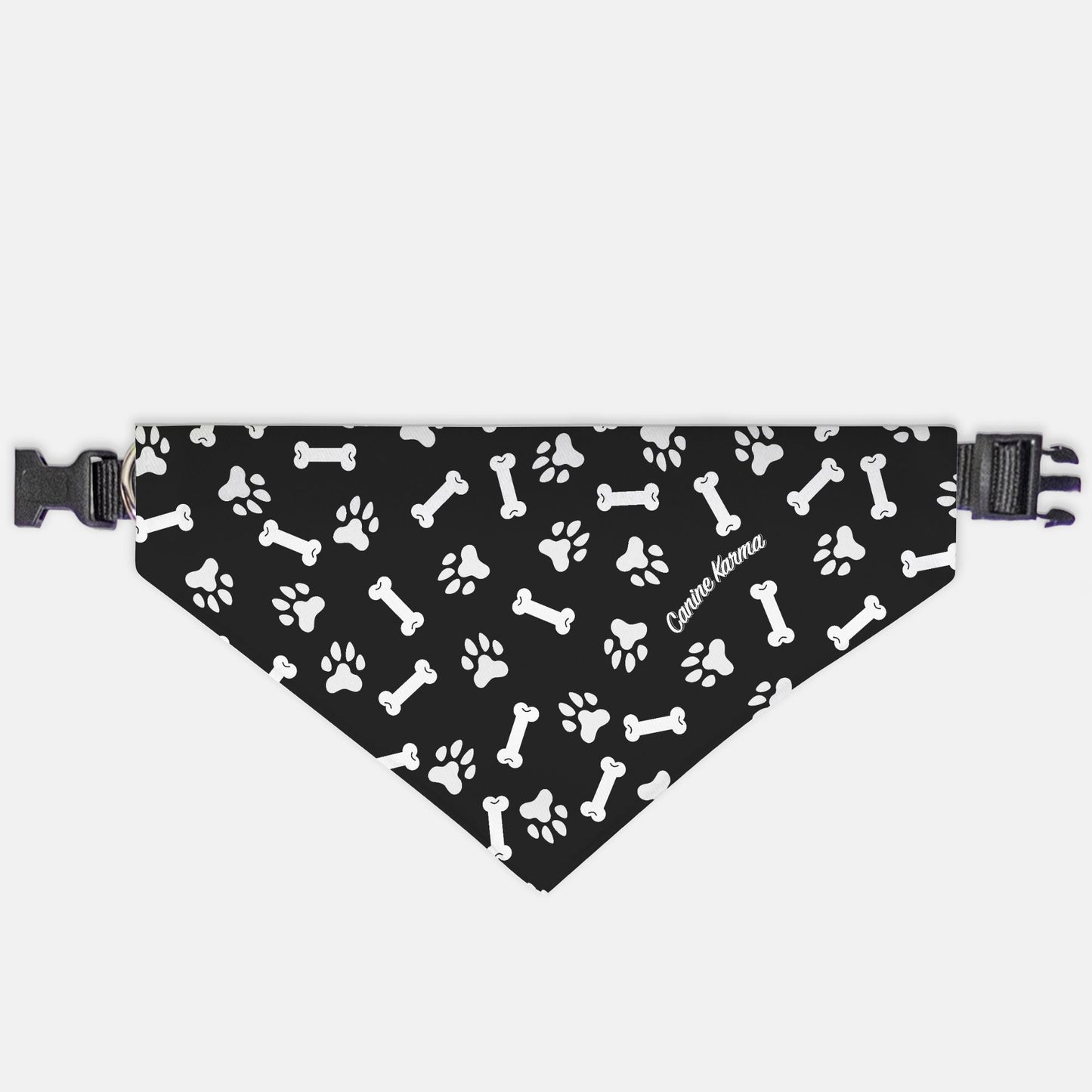 Max Collar Bandana (Black/White)