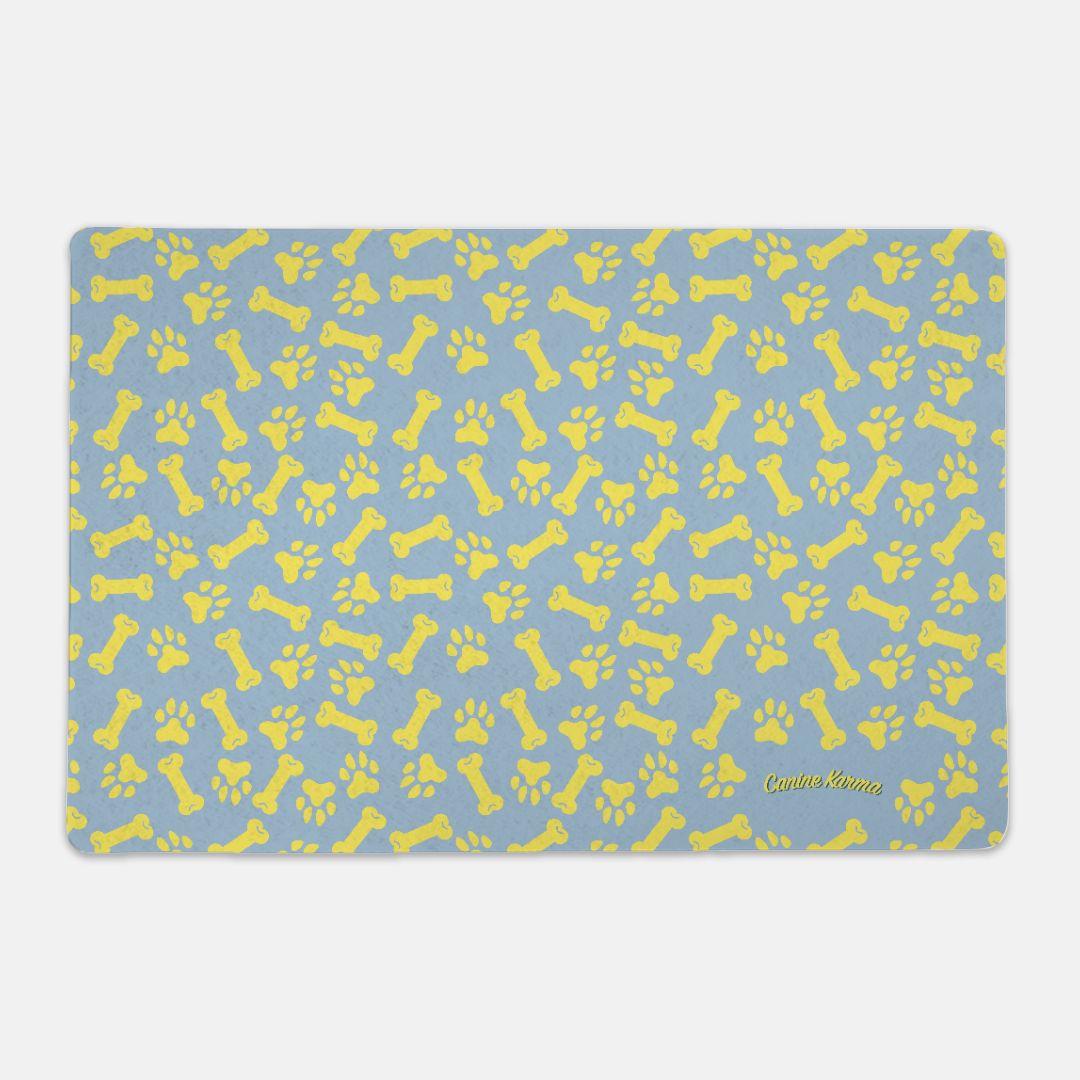 Max Pet Mat - Rectangle (Blue/Yellow)