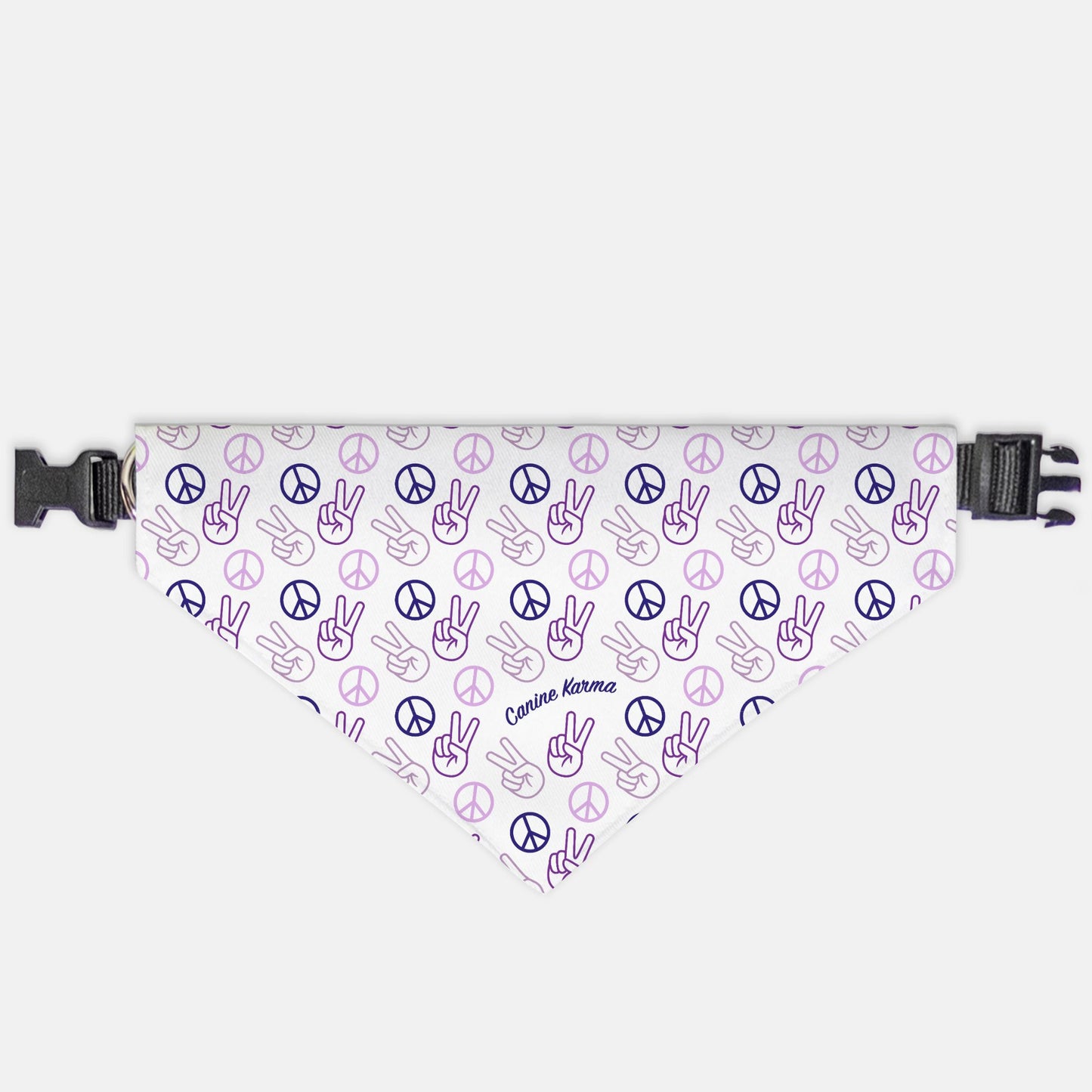 Papas Collar Bandana (Purple - Bold Print)