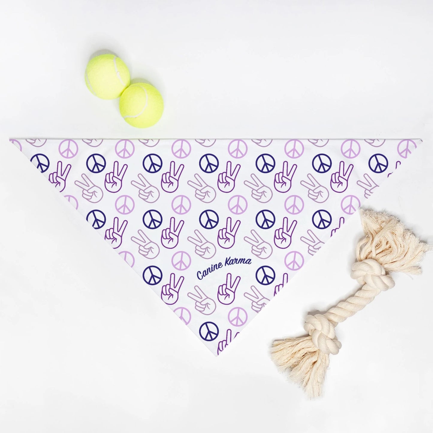 Papas Bandana (Purple - Bold Print)