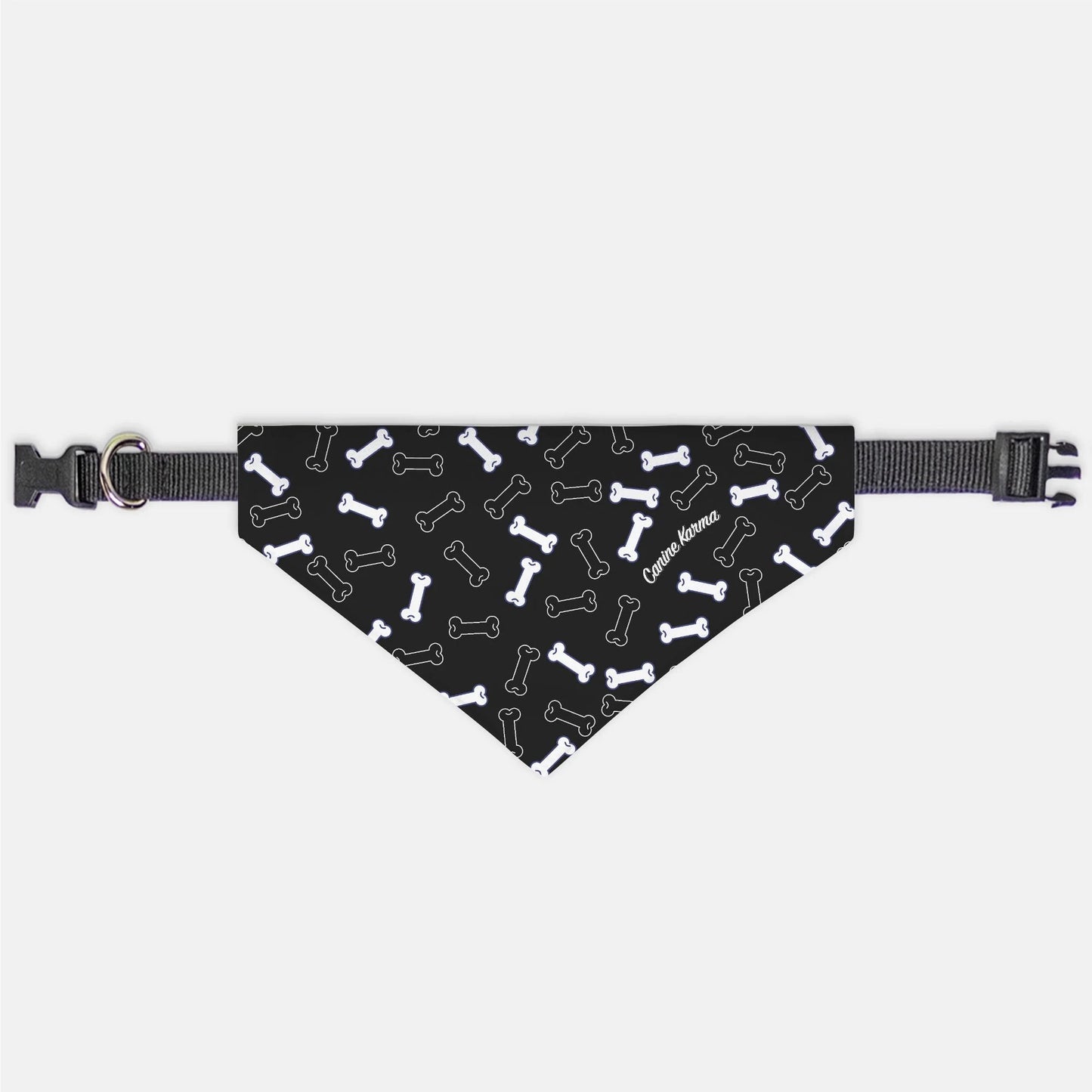 Buster Collar Bandana (Black/White)