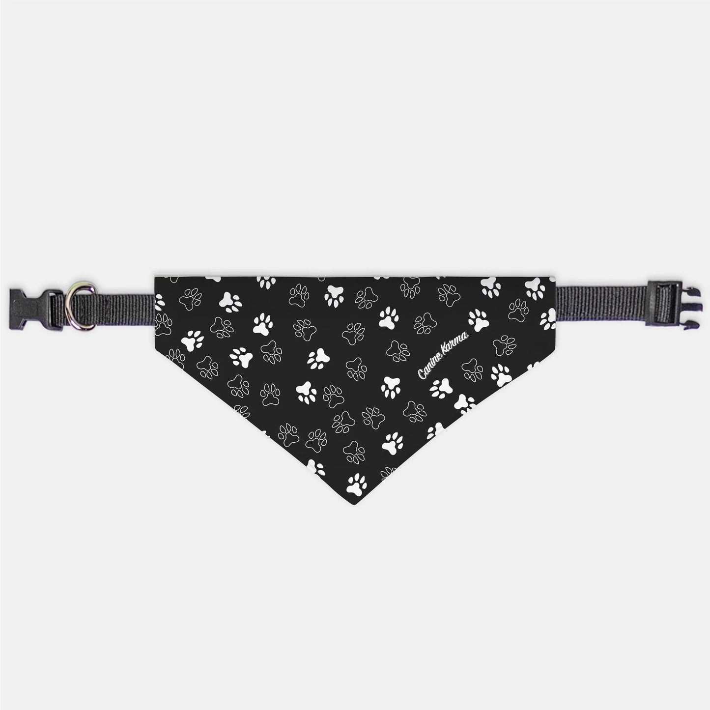 Herman Collar Bandana (Black/White)