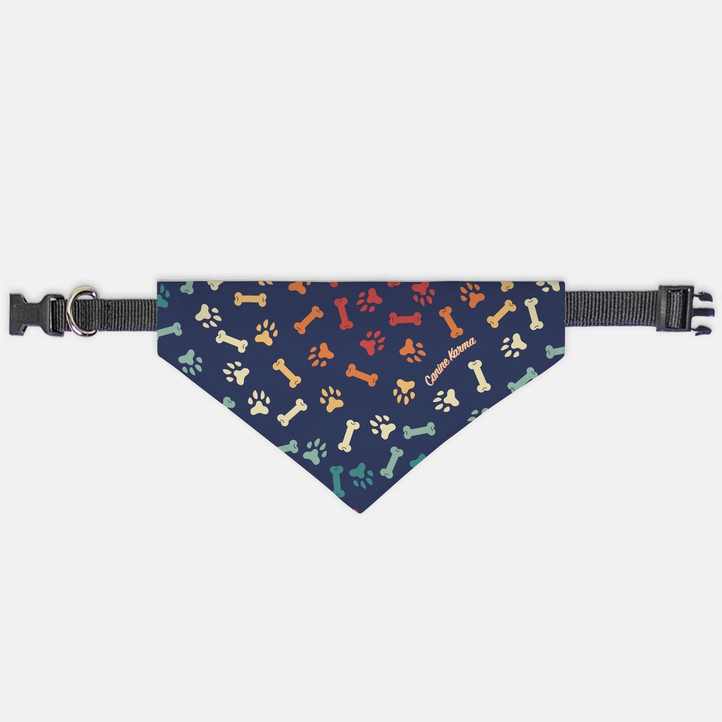 Max Collar Bandana (Retro Rainbow)