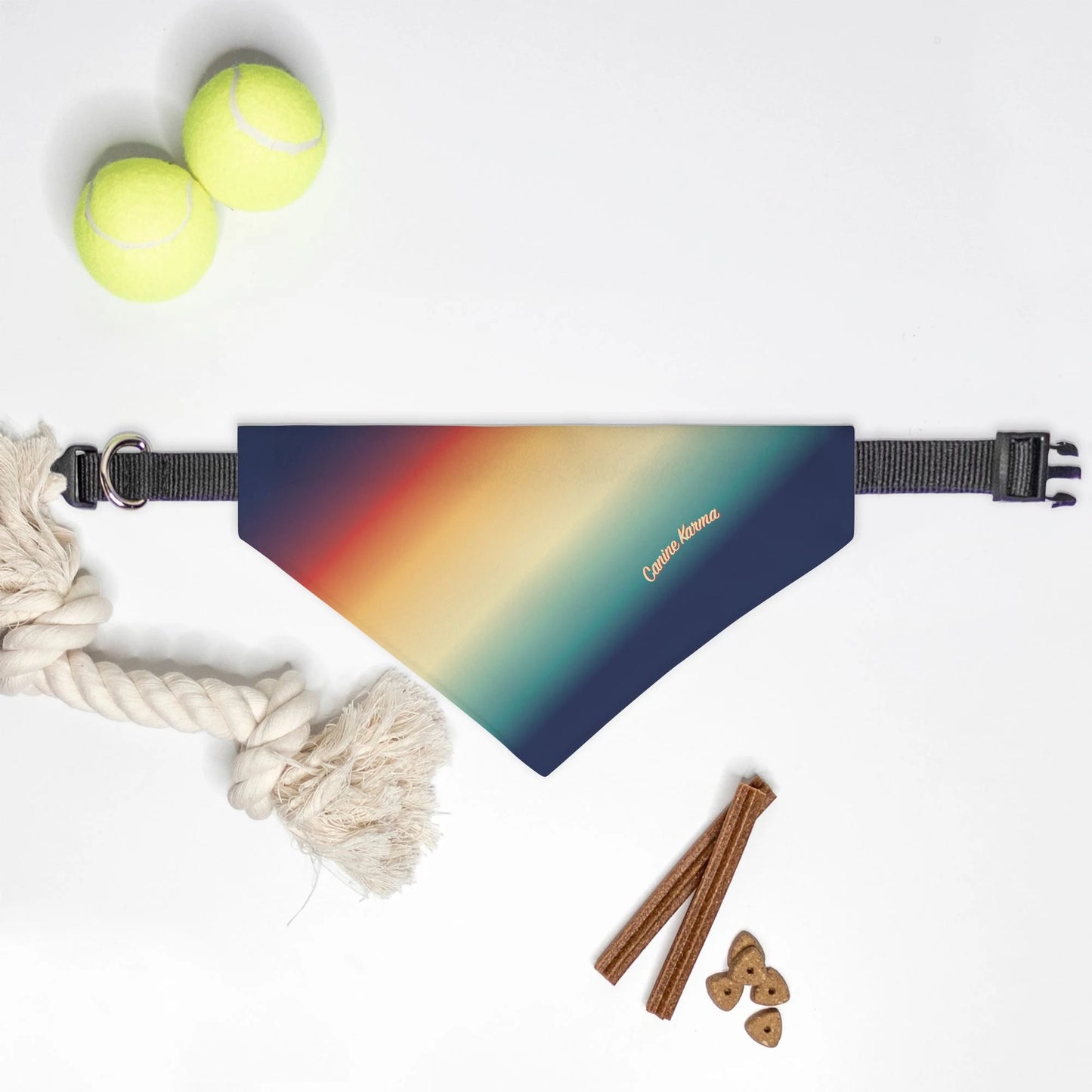 Aries Collar Bandana (Retro Rainbow)