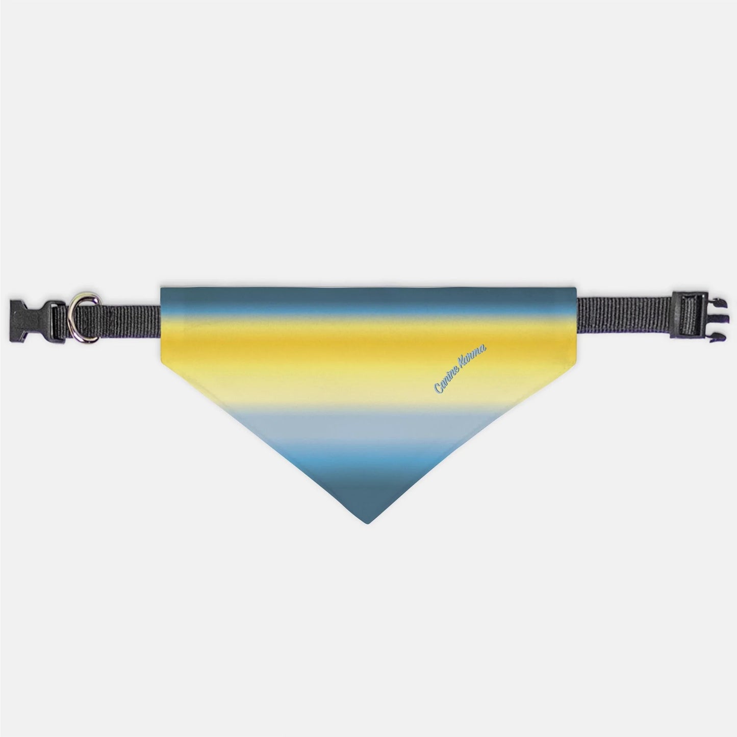 Malcolm Collar Bandana (Blue/Yellow)