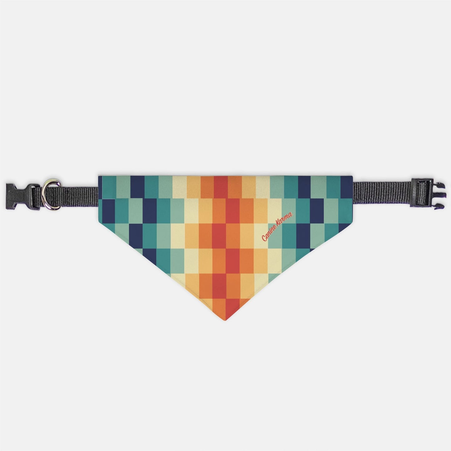 Zeke Collar Bandana (Retro Rainbow)