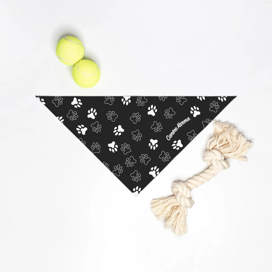 Herman Bandana (Black/White)