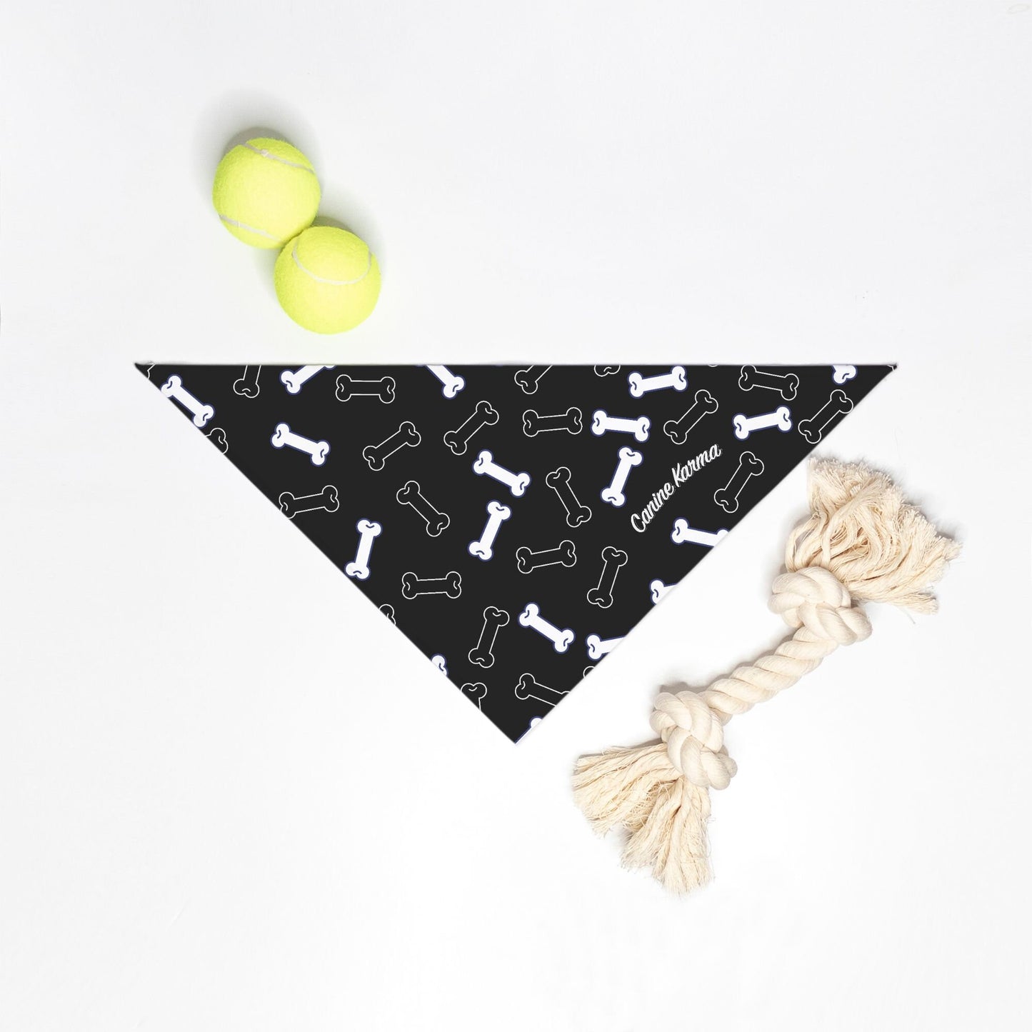 Buster Bandana (Black/White)