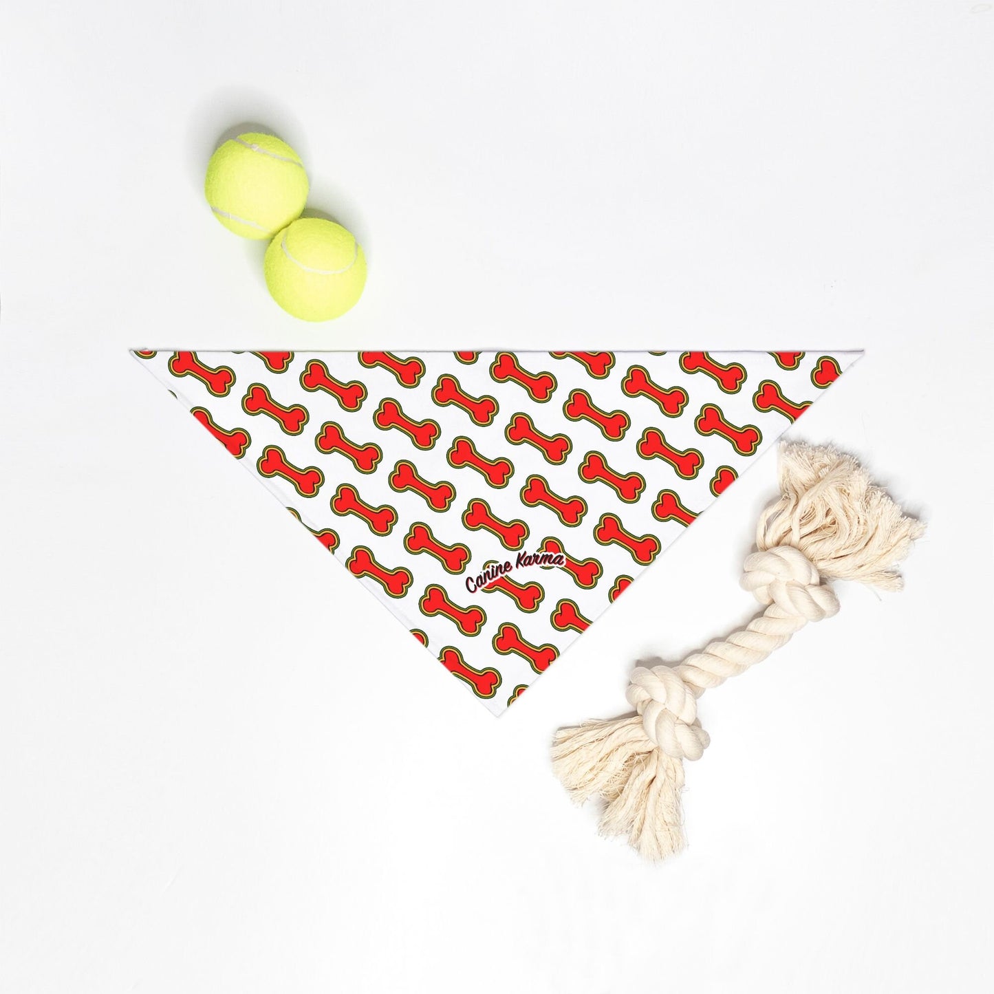 Bailey Bandana (Red/White)